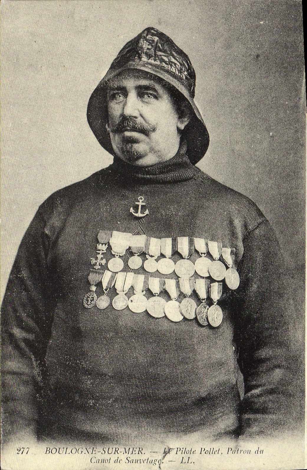 Boulogne-sur-Mer — Le Pilote Pollet, Patron du Canot de Sauvetage — LL.