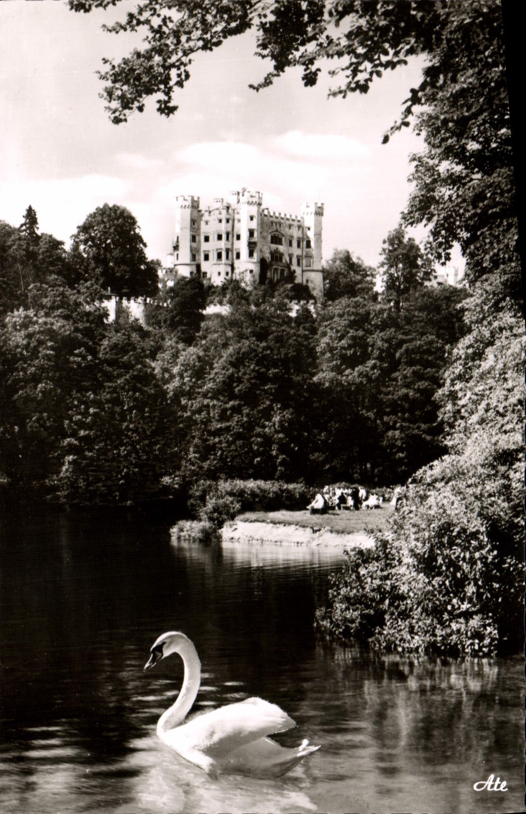 CPA Schloss Hohenschwangau mit Alpsee 