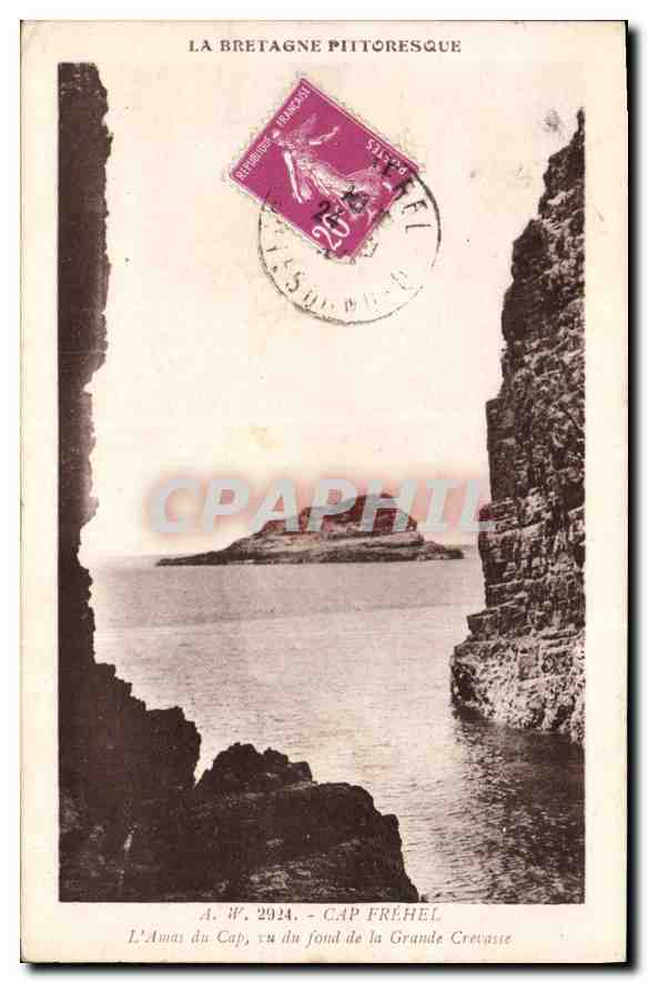 L'Amas du Cap, vu du fond de la Grande Crevasse — CAP FRÉHEL — A. W. 2024