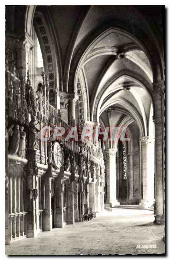 CPA Chartres La Cathedrale le Deambulatoire 