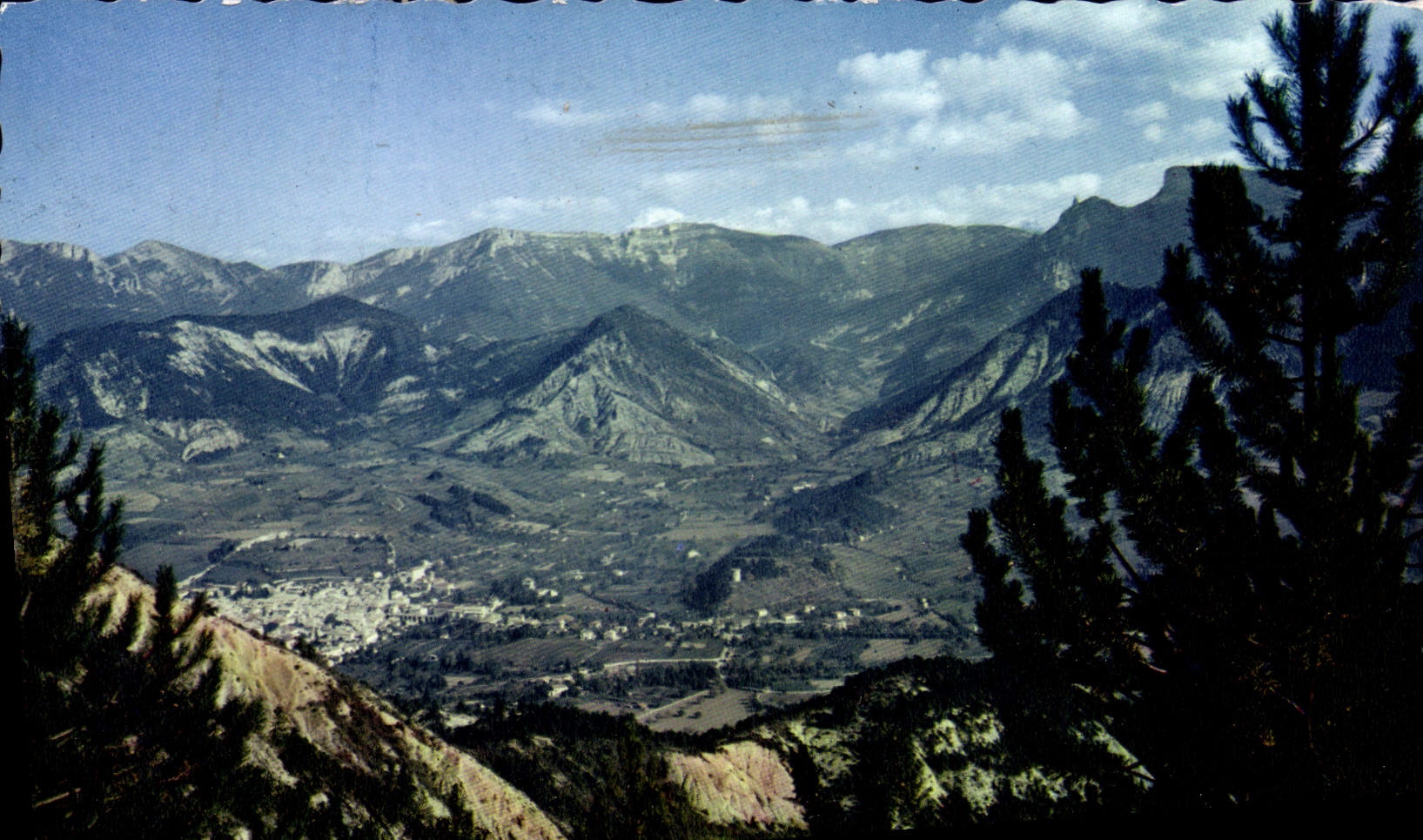 CPM Die Vue generale et les Montagnes du Vercors 