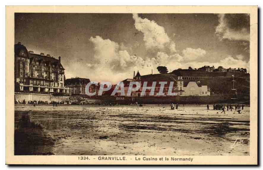 Granville — Le Casino et le Normandy — CPAPHIL 1334