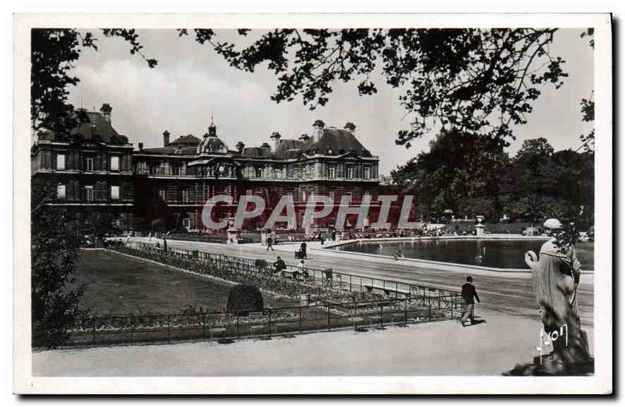 CPA Paris En Flanant Palais et Jardin du Luxembourg 