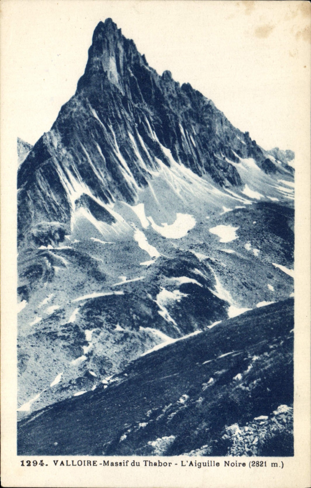 CPA Valloire Massif du Thabor L'Aiguille Noire 