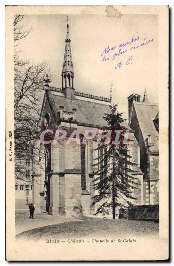 CPA Blois Chateau Chapelle de St Calais 