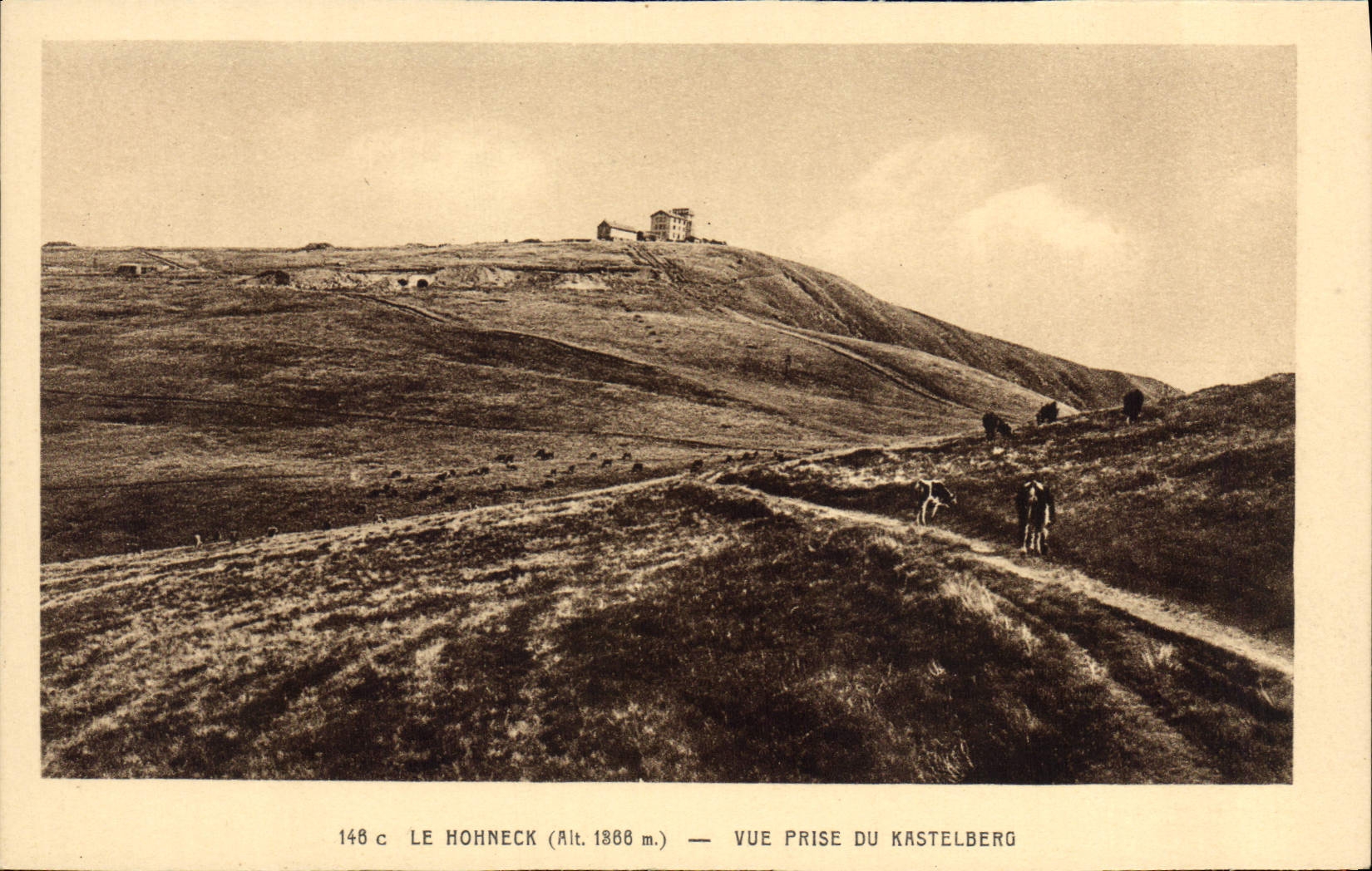 CPA Le Hohneck Vue prise du Kastelberg 