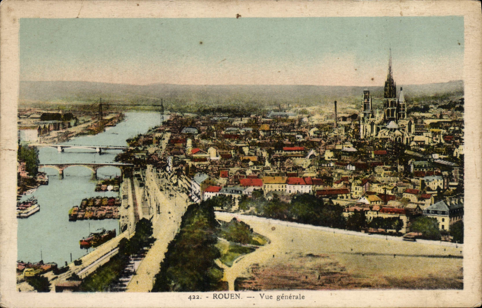 CPA Rouen Vue generale 