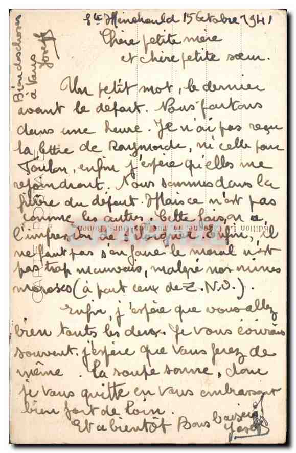 CPA Rouen Vue generale  — Rückseite