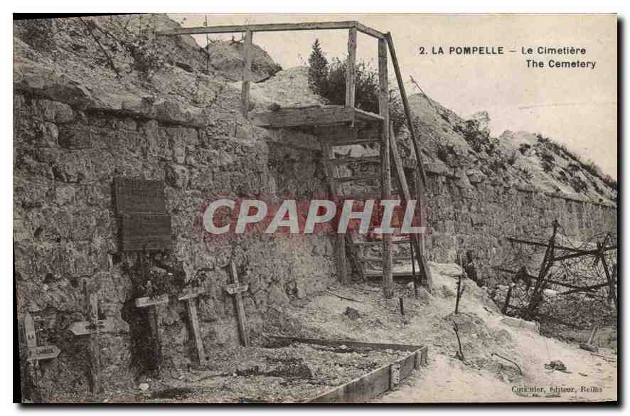 La Pompeelle — Le Cimetière — Caresnier, Éditeur, Reims