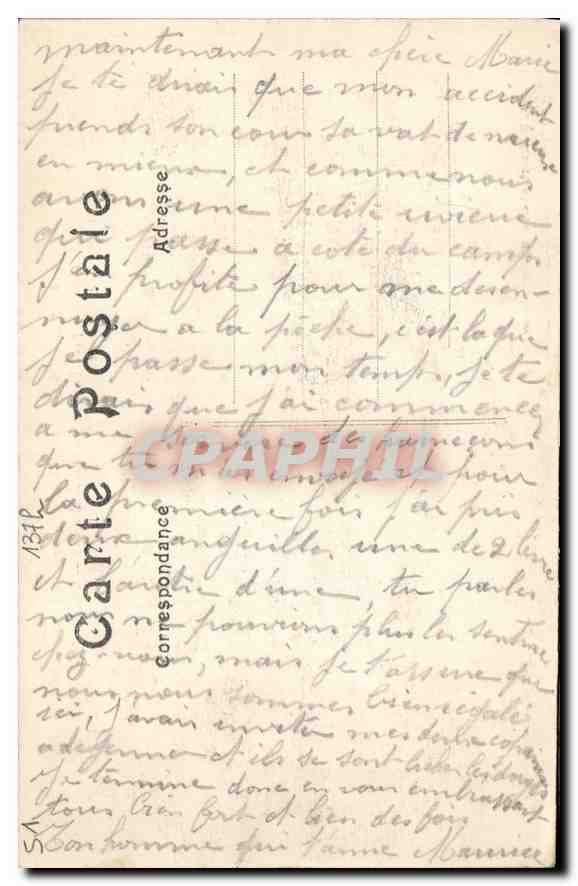 CPA Militaria Bataille de la Marne 6 au 12 sep 1914 glannes pres Vitry le francois Marne grande rue  — Rückseite