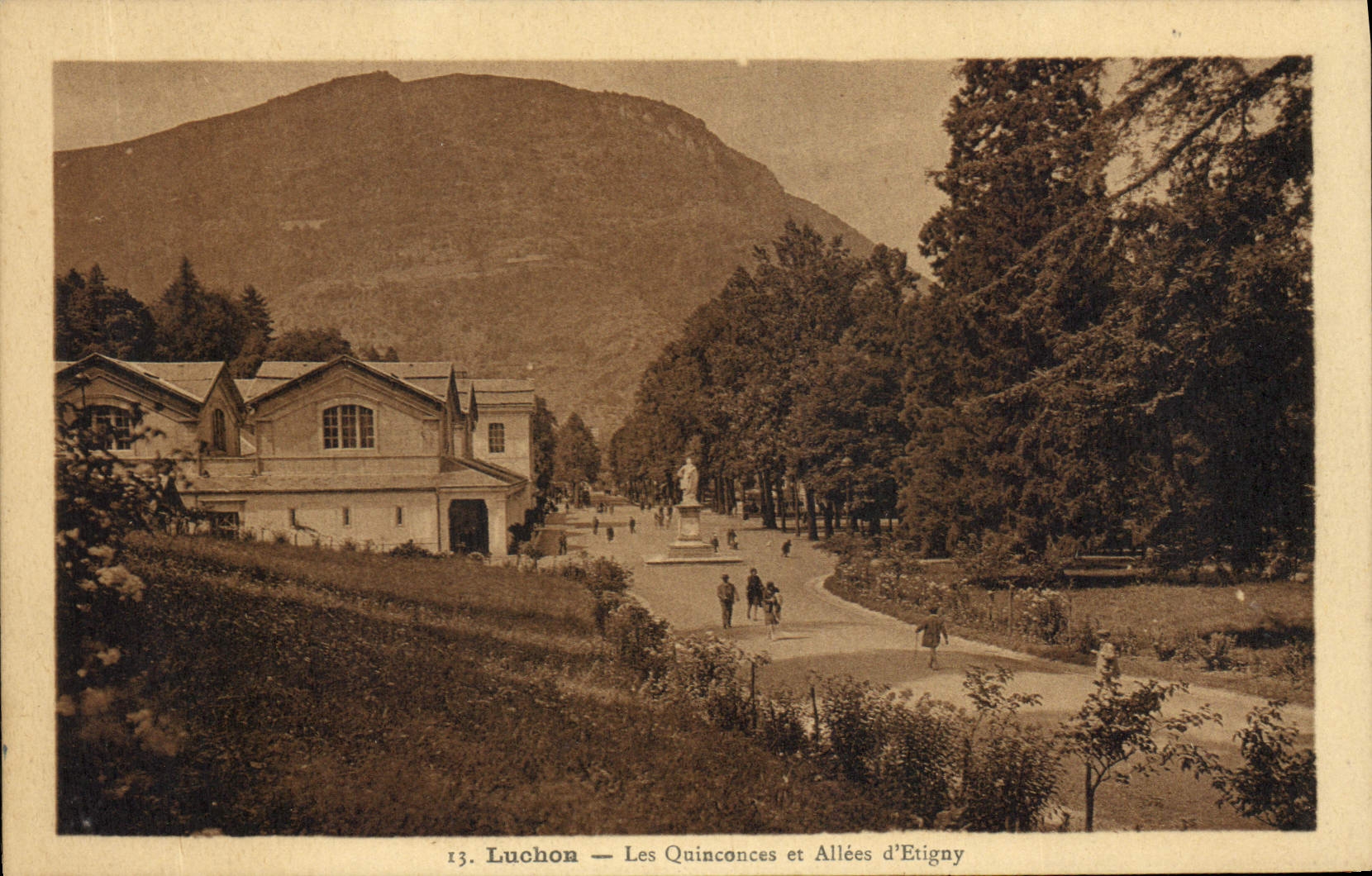 Luchon — Les Quinconces et Allées d'Etigny — éditeur non identifié, n° 13
