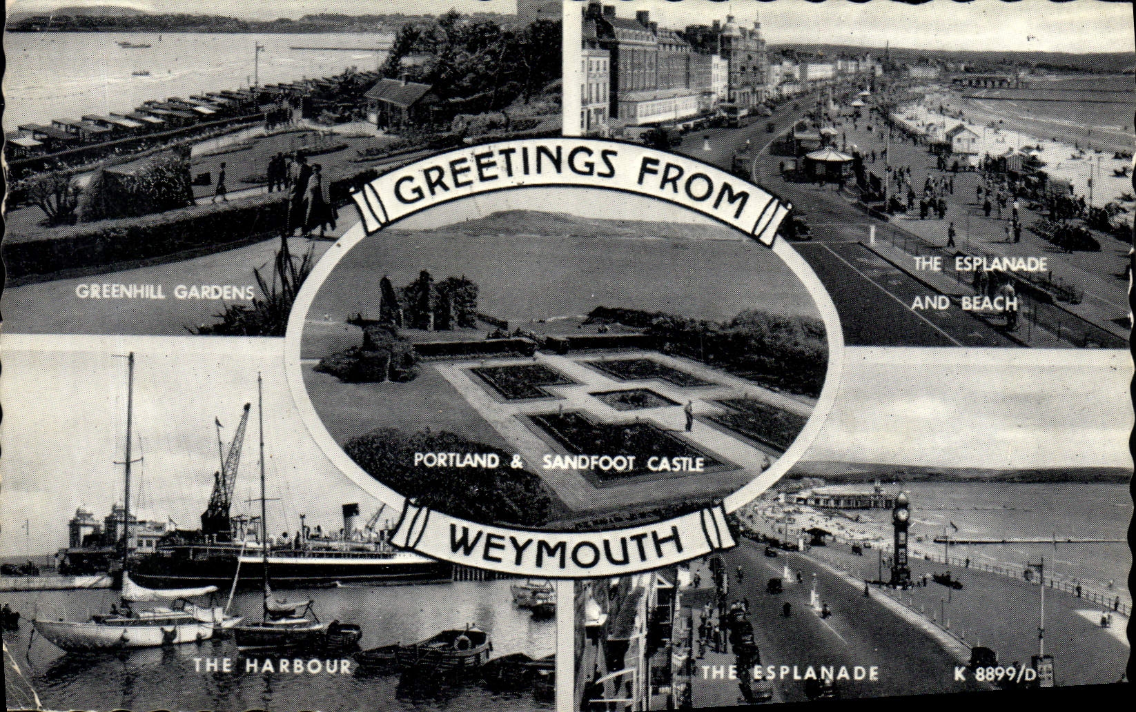CPA Greenhill gardens The Esplanade and Beach Portland and Sandfoot castle The Harbour the Esplanade