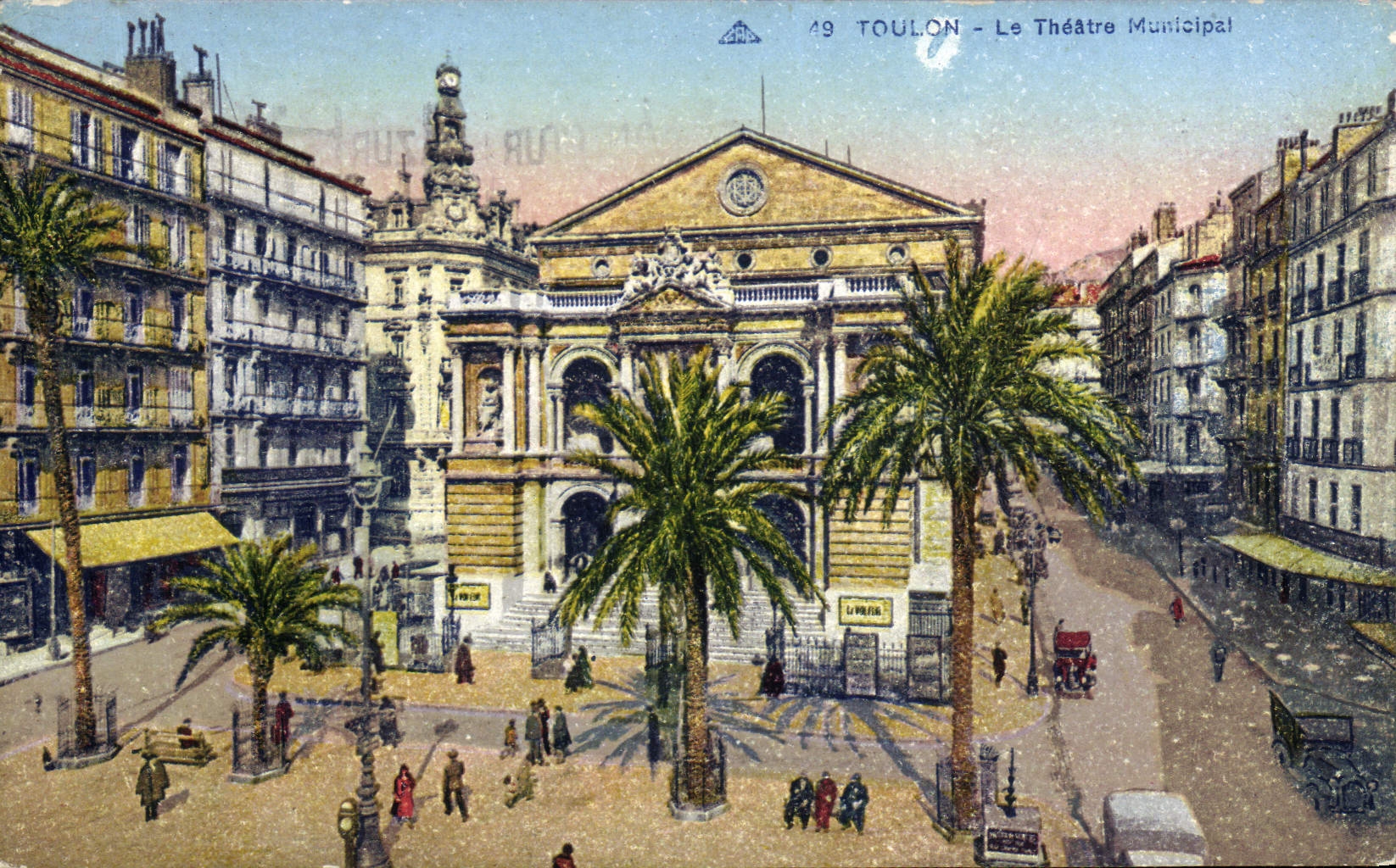 Toulon - Das Municipale Theatre — Verlag C. Alsacienne des Arts Photographiques, n° 49