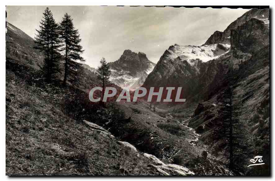 CPM Les Alpes La vallee du Haut Guil La Grande Aiguillette Rocher Moulon 