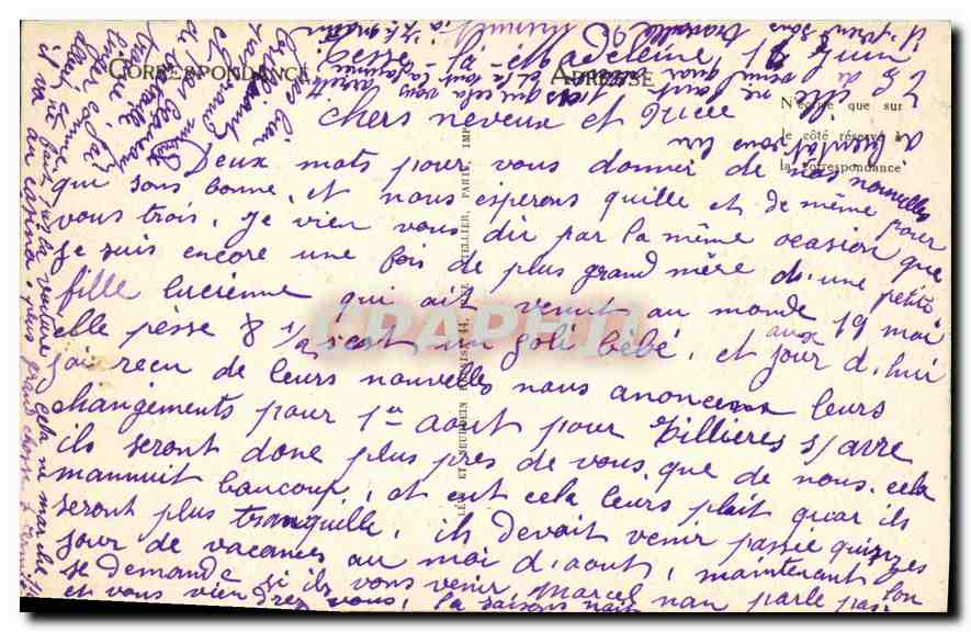 CPA Bagnoles de l'Orne Les bords du Lac  — Verso