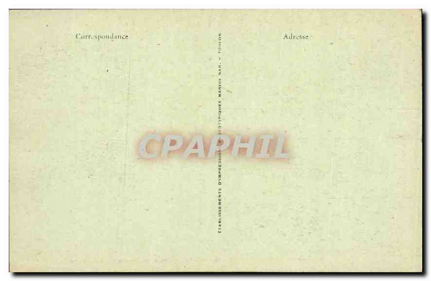 CPA Saint maximin la Sainte Baume la Chapelle  — Verso