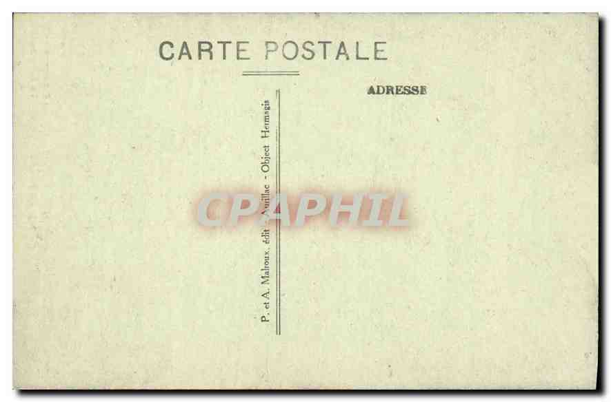 CPA Le cantal Pittoresque le PAs de la Cere le Pont de Bois  — Back