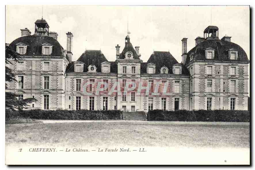 CPA Cheverny le chateau la facade Nord 
