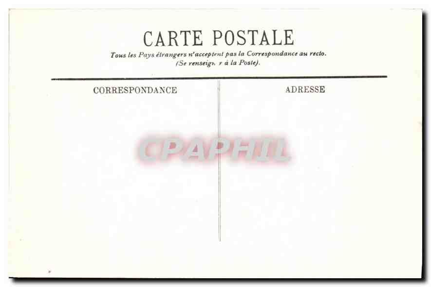 CPA Cheverny le chateau la facade Nord  — Rückseite
