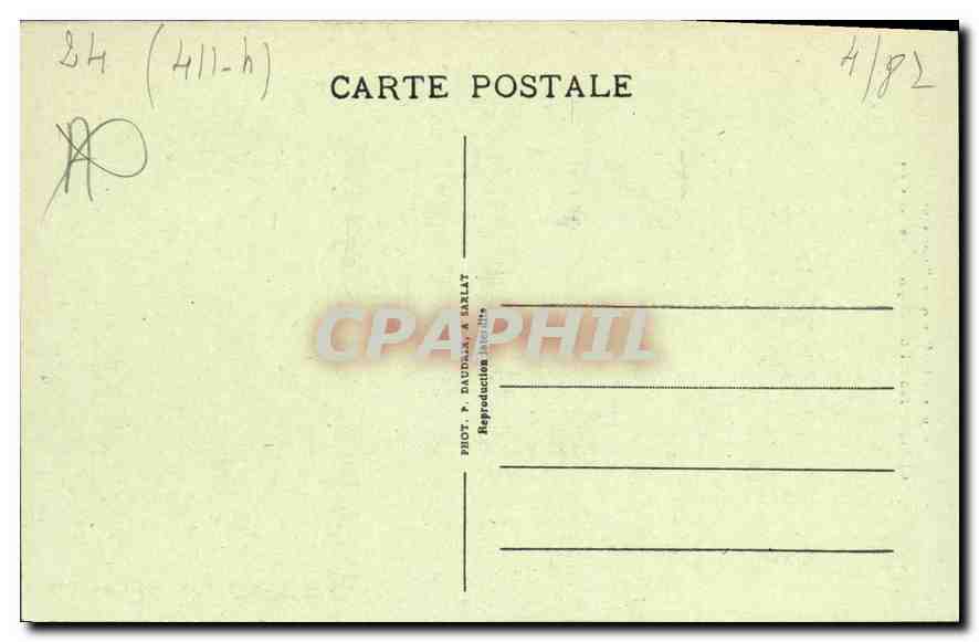 Château féodal de Beynac (en Sarladais) — La Dordogne Pittoresque — Phot. P. Daudlat & Sarlat — Rückseite