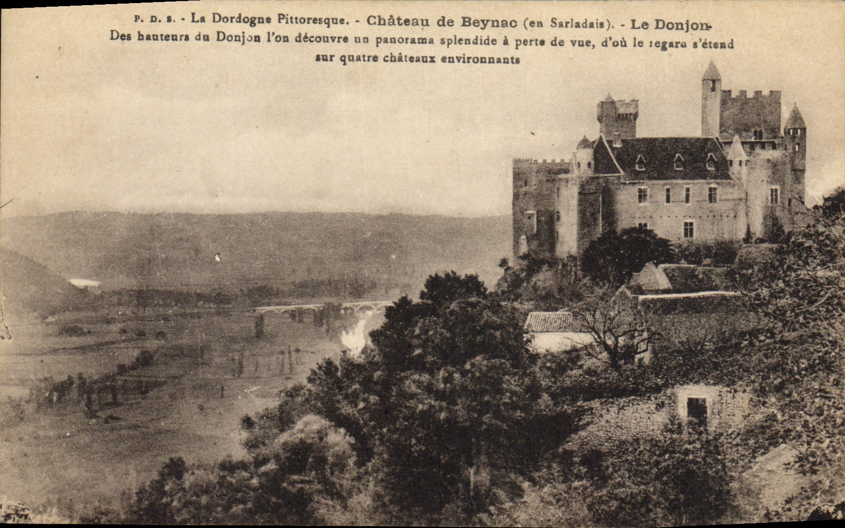 Schloss Beynac (im Sarladais) — Der Bergfried — P.D.S. Die malerische Dordogne