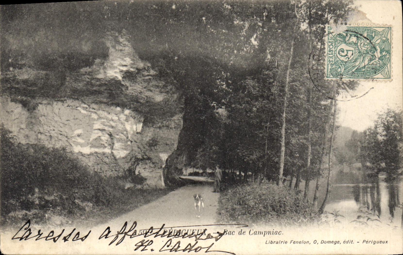 CPA Perigueux Bac de Campniac 