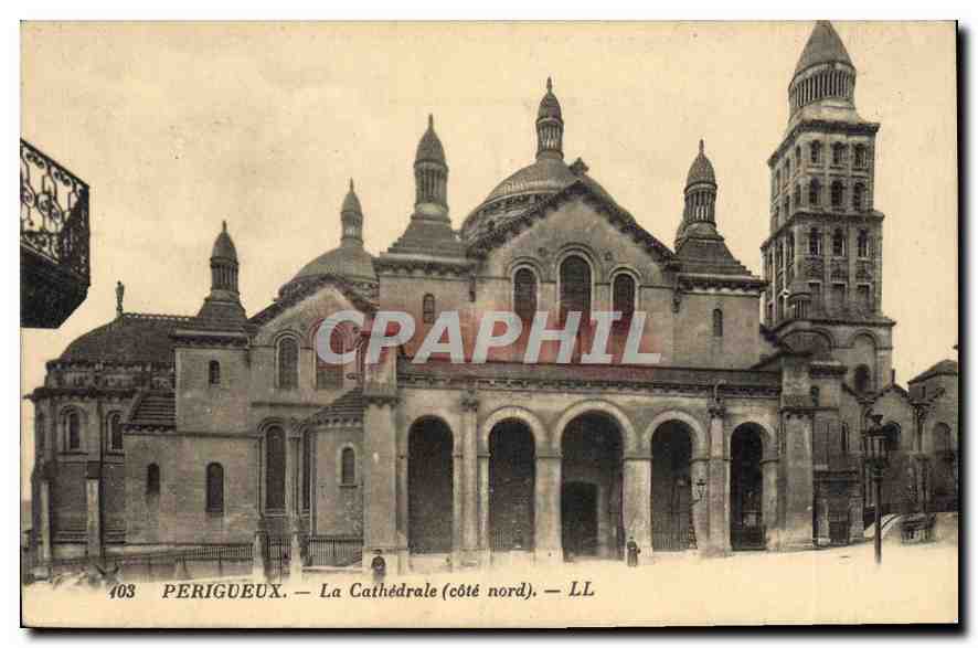 Périgueux — La Cathédrale (côté nord) — LL, n° 403