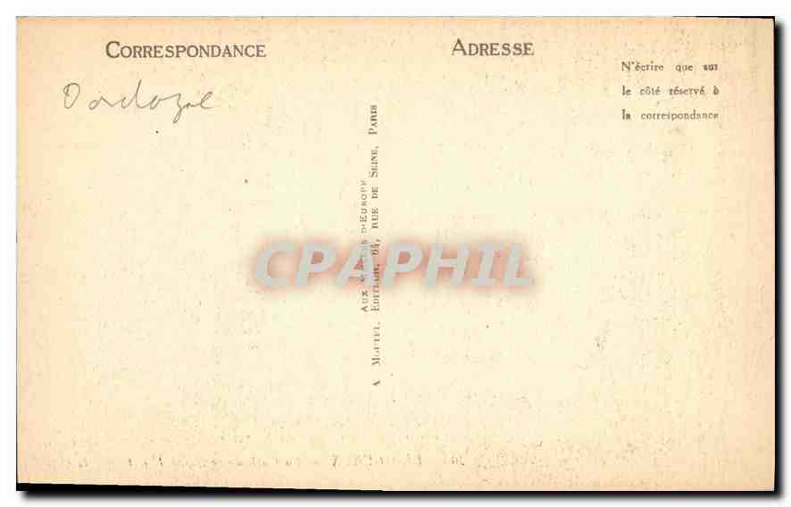 CPA Perigueux La Cathedrale Saint Front  — Back