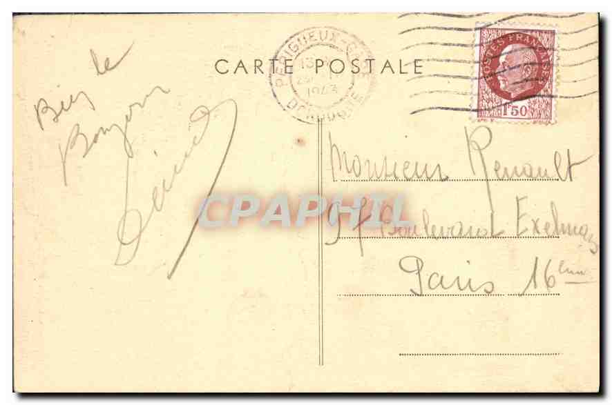CPA Perigueux Dordogne Cathedrale Saint Front  — Rückseite
