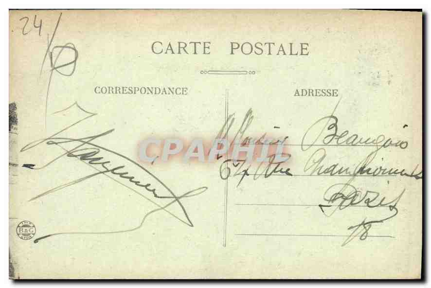 Périgueux — Le Vieux Moulin — Éditeur anonyme, n° 37 — Reverso