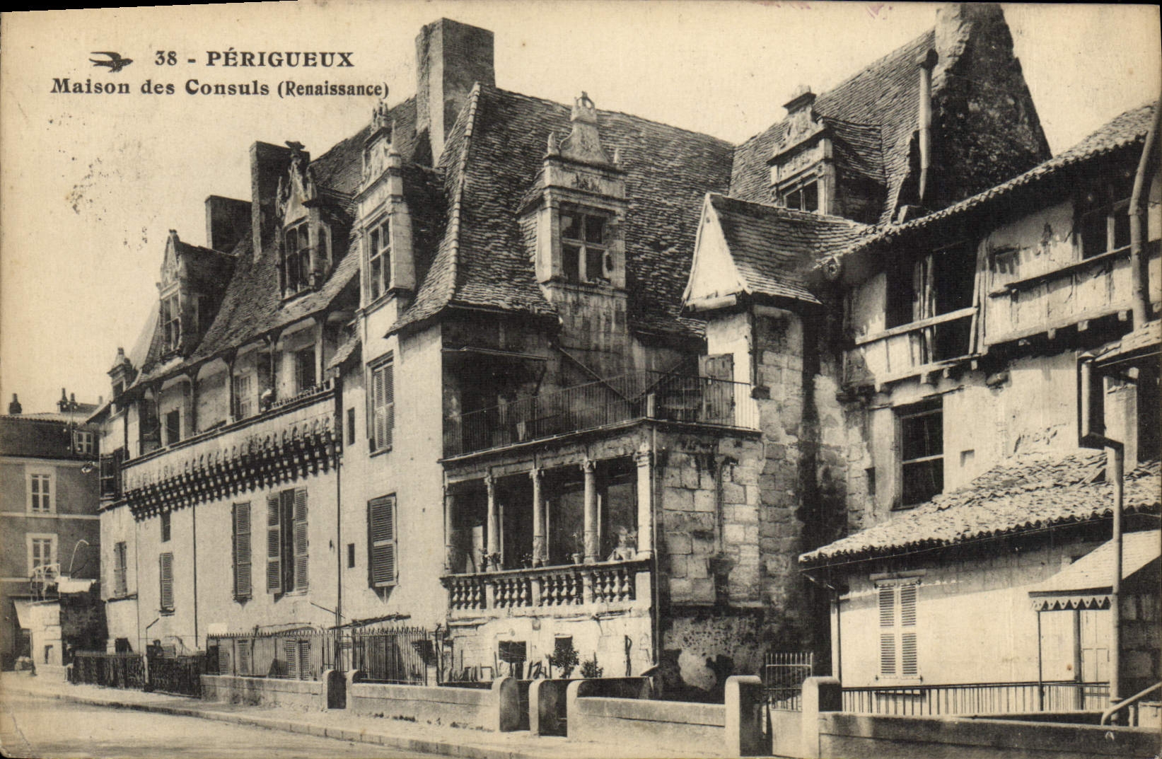 Périgueux — Maison des Consuls (Renaissance) — Éditeur inconnu, n° 38