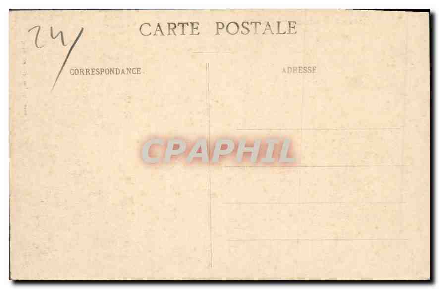 CPA Perigueux Chateau Barriere et Tour de Vesone  — Rückseite