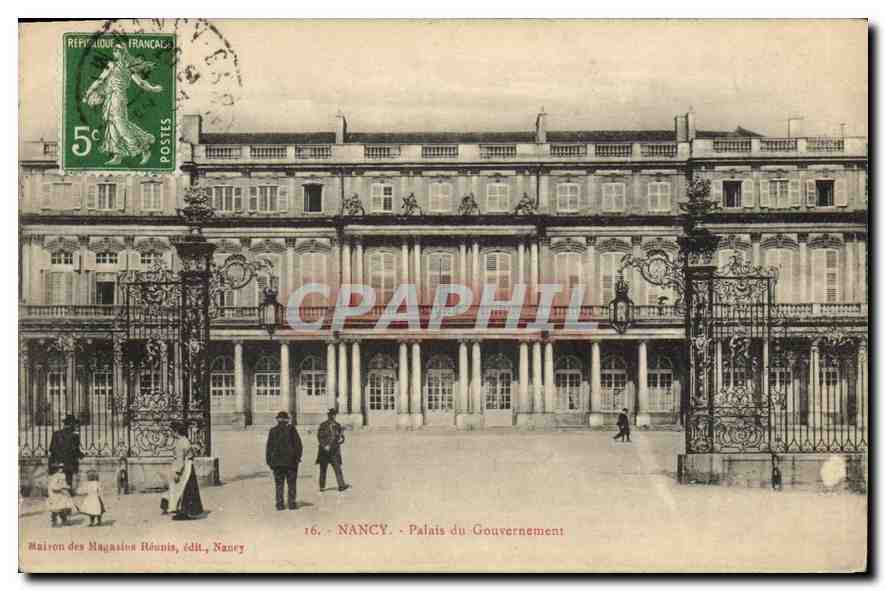 CPA Nancy Palais du Gouvernement 
