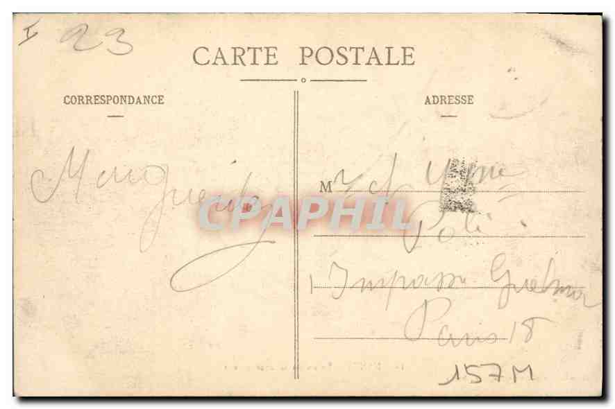 CPA Nancy Palais du Gouvernement  — Rückseite