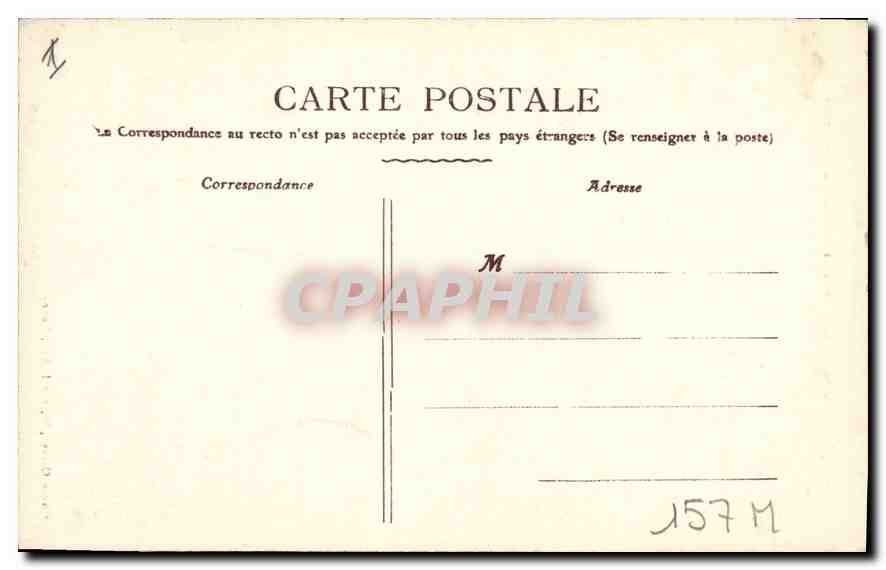 NANCY — Porte Stanislas — Hôtel d'Angleterre — Cliché Octare, 22 rue Isabey, Nancy — Rückseite