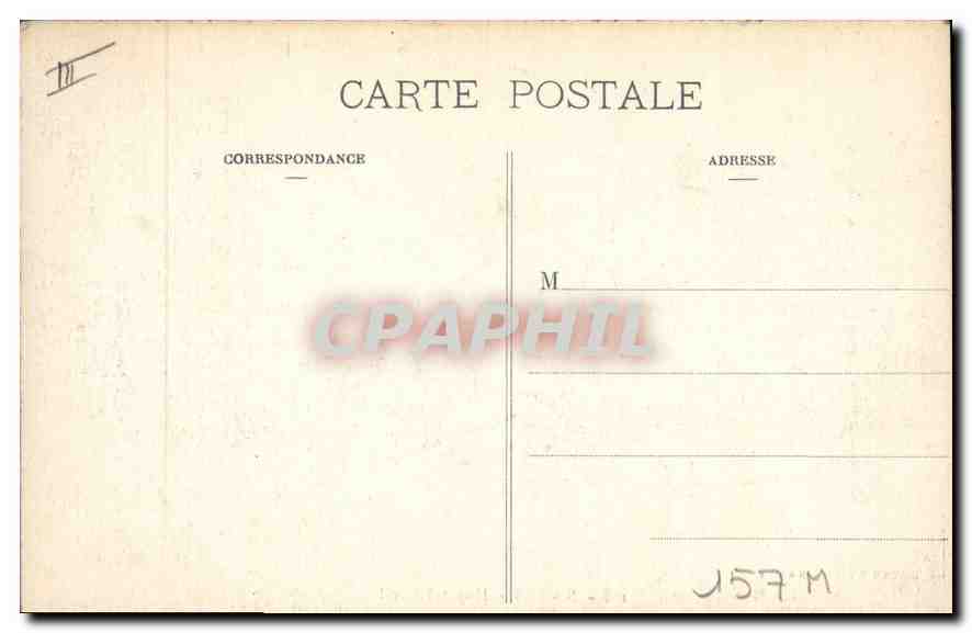 CPA Nancy Hopital Civil  — Rückseite