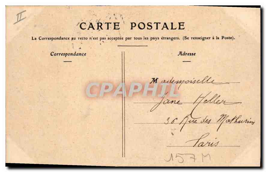 CPA Nancy Porte Saint Georges  — Rückseite