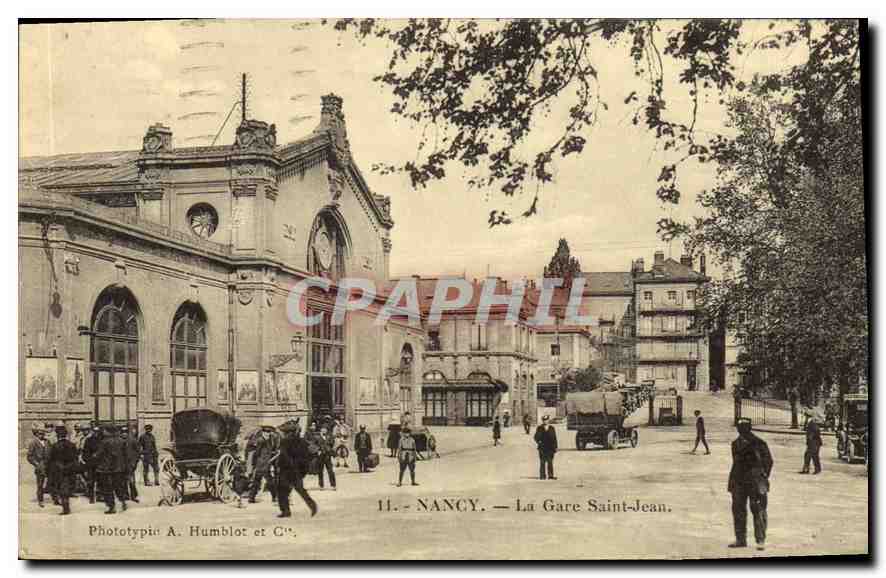 CPA Nancy La Gare Saint Jean 