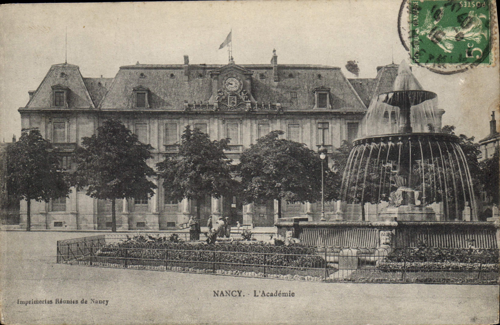 NANCY - L'Académie — Imprimeries Réunies de Nancy, n° de série non visible