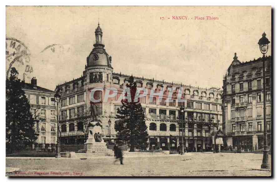 NANCY — Place Thiers — Maison des Magasins Réunis, édit. Nancy