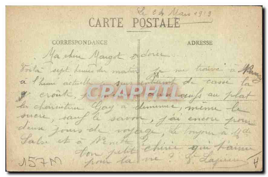 CPA Souvenir de Nancy  — Rückseite