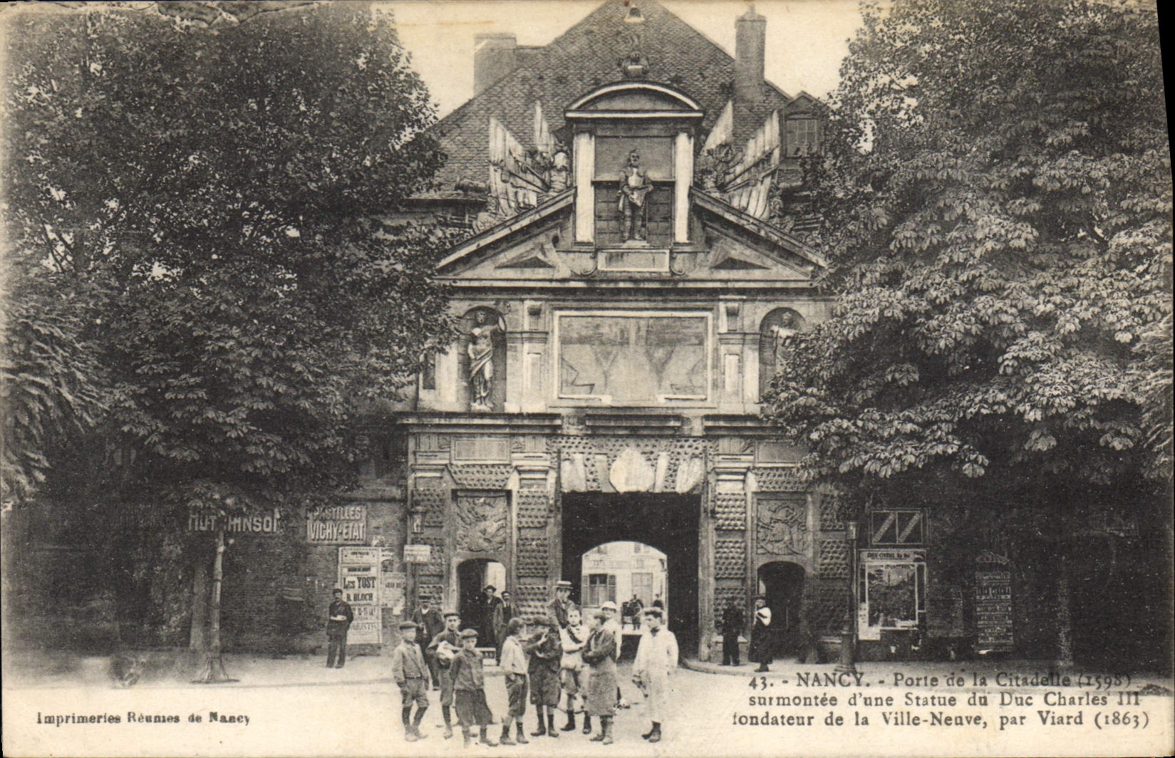 CPA Nancy Porte de la Citadelle Enfants