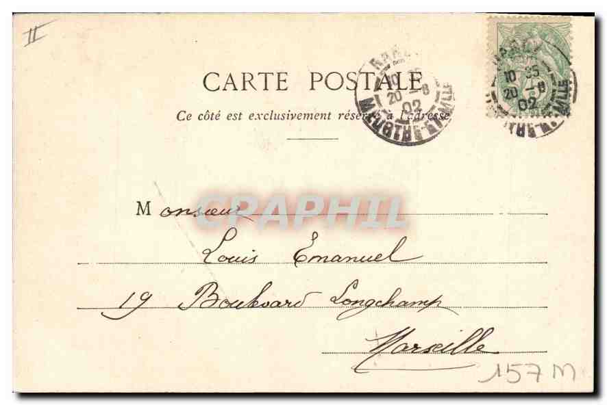 CPA Nancy Croix de Bourgogne Tour de la Commanderie — Verso