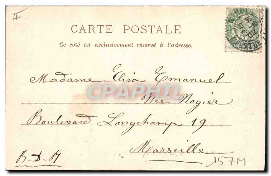 CPA Nancy  La Meurthe au Pont d'Essey  — Rückseite
