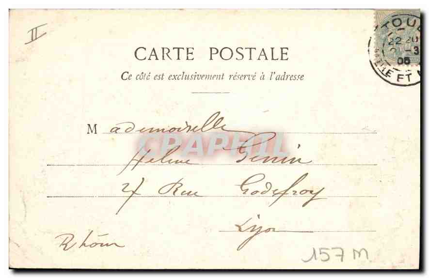 CPA Nancy Porte St Nicolas  — Rückseite