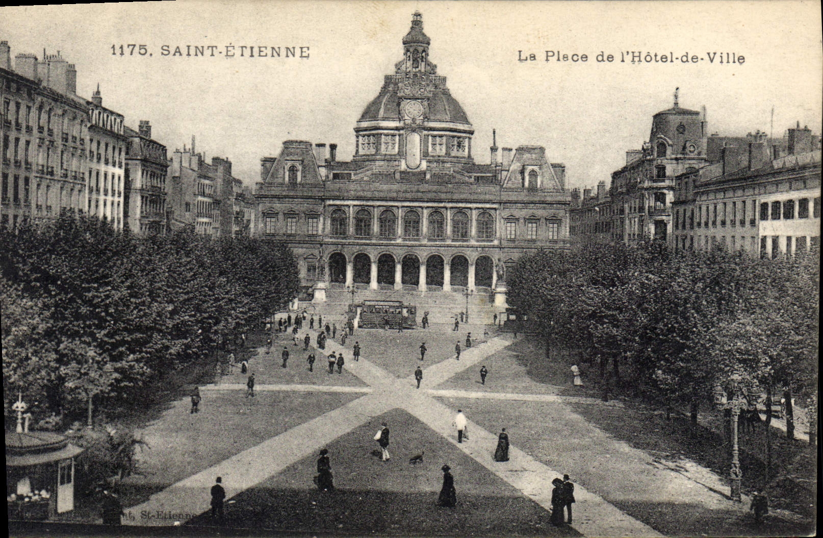 Saint-Étienne — Place de l'Hôtel-de-Ville — Verlag 1175