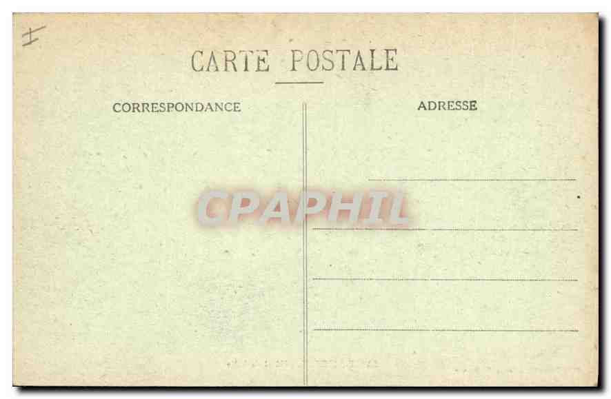 CPA Saint Etienne Hotel de Ville  — Rückseite