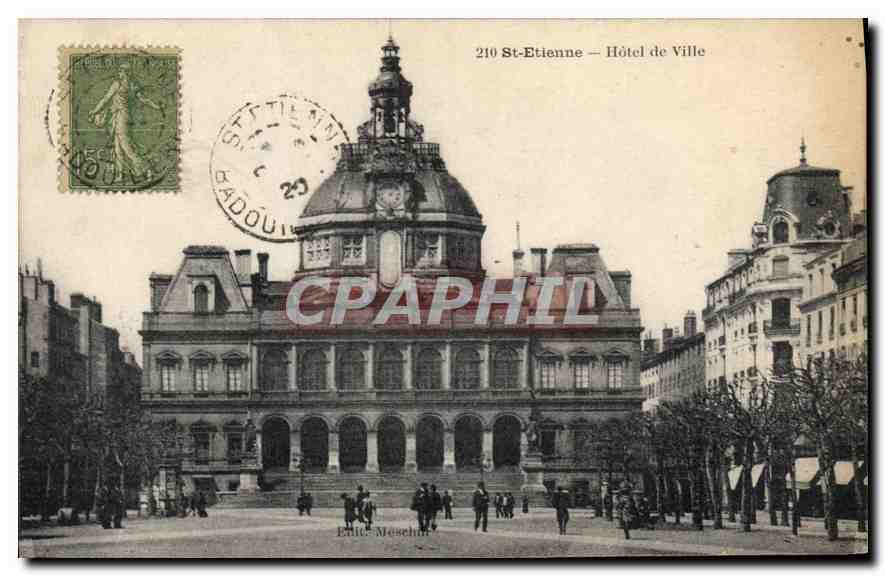 CPA St Etienne Hotel de Ville 