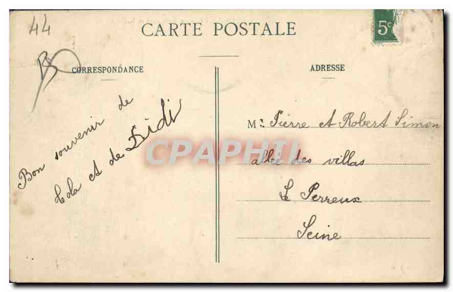 CPA La Baule Le Boulevard et la Plage  — Rückseite