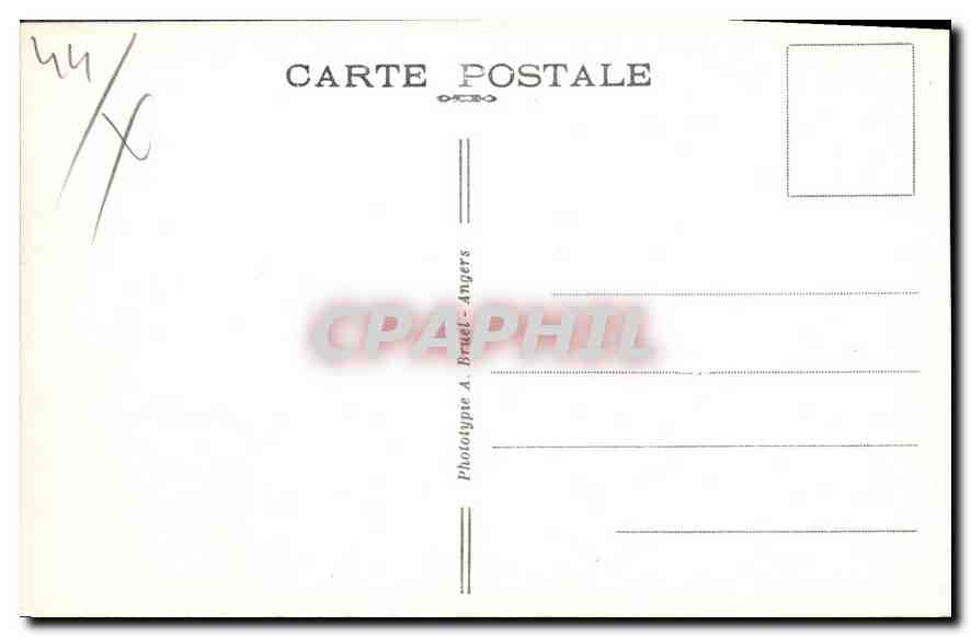 CPA La Baule sur Mer Loire Inf L'Hermitage Hotel et les nouveaux Boulevards  — Rückseite